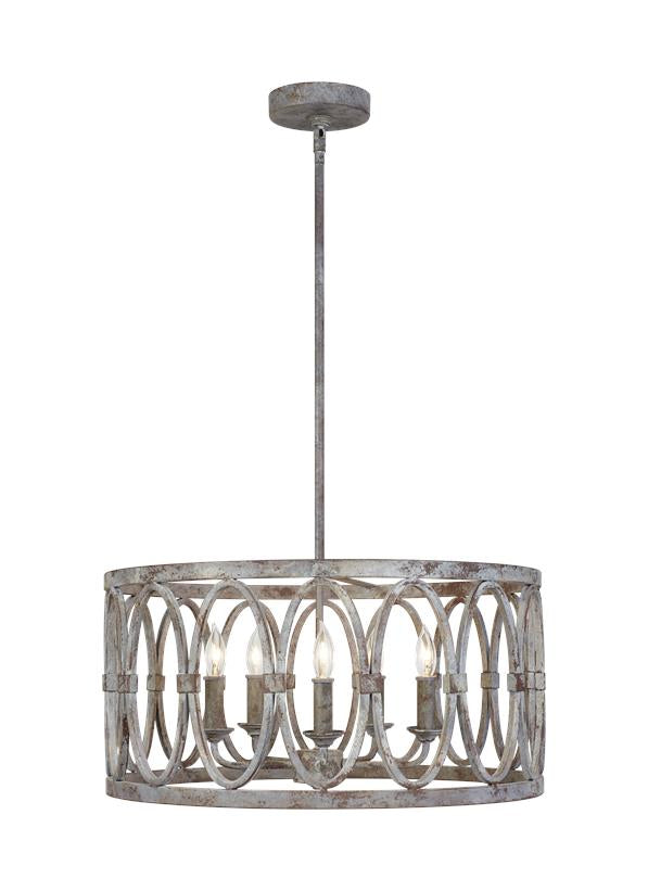 Visual Comfort Studio F3222/5DA Patrice Five Light Hanging Shade, Deep Abyss Main Image.jpg