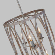 Visual Comfort Studio F3223/6DA Patrice Six Light Hanging Shade, Deep Abyss Alternate Image 2.jpg