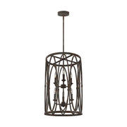 Visual Comfort Studio F3223/6DA Patrice Six Light Hanging Shade, Deep Abyss Main Image.jpg