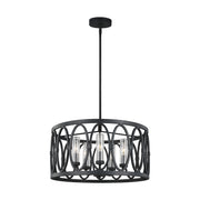 Visual Comfort Studio OLF3222/5DWZ Patrice Five Light Outdoor Chandelier, Dark Weathered Zinc Main Image.jpg