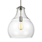 Visual Comfort Studio P1483SN Zola One Light Pendant, Satin Nickel Alternate Image.jpg