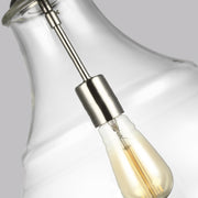 Visual Comfort Studio P1483SN Zola One Light Pendant, Satin Nickel Alternate Image 2.jpg