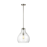 Visual Comfort Studio P1483SN Zola One Light Pendant, Satin Nickel Main Image.jpg