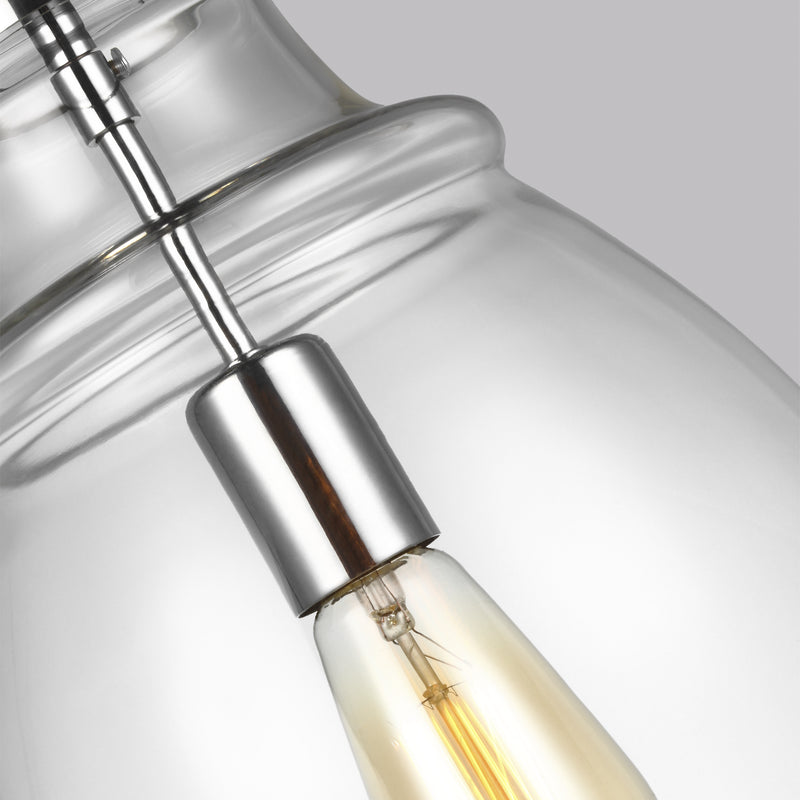 Generation Lighting P1484CH Marino One Light Pendant, Chrome Alternate Image 2.jpg