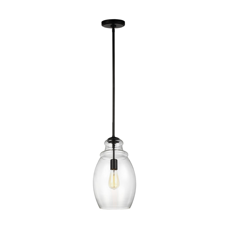 Generation Lighting P1484ORB Marino One Light Pendant, Oil Rubbed Bronze Main Image.jpg