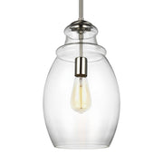 Generation Lighting P1484SN Marino One Light Pendant, Satin Nickel Alternate Image.jpg