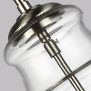 Generation Lighting P1484SN Marino One Light Pendant, Satin Nickel Alternate Image 2.jpg