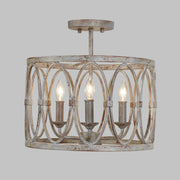 Visual Comfort Studio SF346DA Patrice Three Light Semi-Flush Mount, Deep Abyss Alternate Image 2.jpg