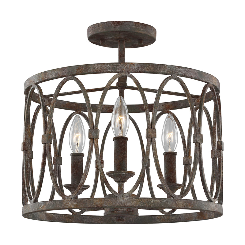 Visual Comfort Studio SF346DA Patrice Three Light Semi-Flush Mount, Deep Abyss Main Image.jpg