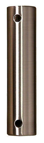 Fanimation DR1SS-12SSBNW Downrods 12in Stainless Steel Downrod Plated Brushed Nickel Main Image.jpg