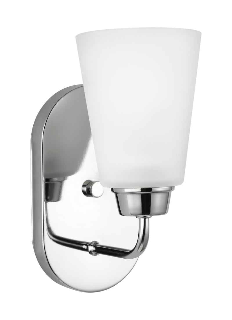 Generation Lighting 4115201-05 Kerrville One Light Wall / Bath Sconce, Chrome Main Image.jpg