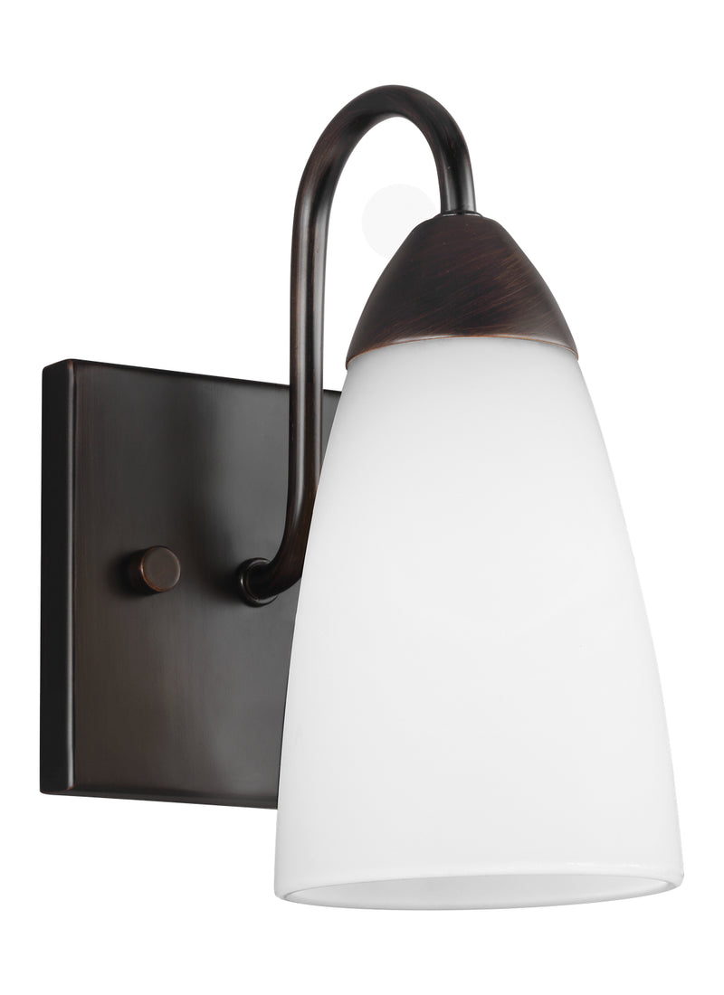 Generation Lighting 4120201-710 Seville One Light Wall / Bath Sconce, Bronze Main Image.jpg