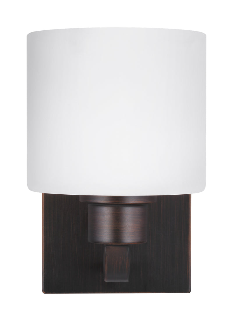 Generation Lighting 4128801-710 Canfield One Light Wall / Bath Sconce, Bronze Main Image.jpg