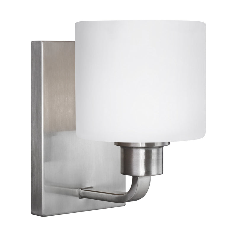 Generation Lighting 4128801-962 Canfield One Light Wall / Bath Sconce, Brushed Nickel Alternate Image.jpg