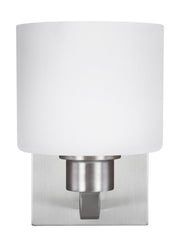 Generation Lighting 4128801-962 Canfield One Light Wall / Bath Sconce, Brushed Nickel Main Image.jpg