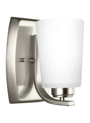 Generation Lighting 4128901EN3-962 Franport One Light Wall / Bath Sconce, Brushed Nickel Main Image.jpg