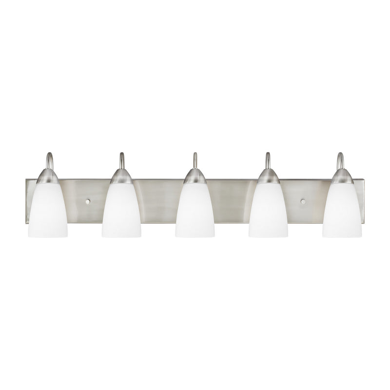 Generation Lighting 4420205-962 Seville Five Light Wall / Bath, Brushed Nickel Alternate Image.jpg