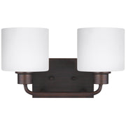 Generation Lighting 4428802-710 Canfield Two Light Wall / Bath, Bronze Main Image.jpg