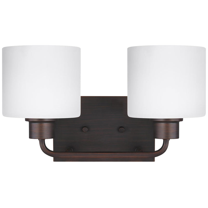 Generation Lighting 4428802-710 Canfield Two Light Wall / Bath, Bronze Main Image.jpg