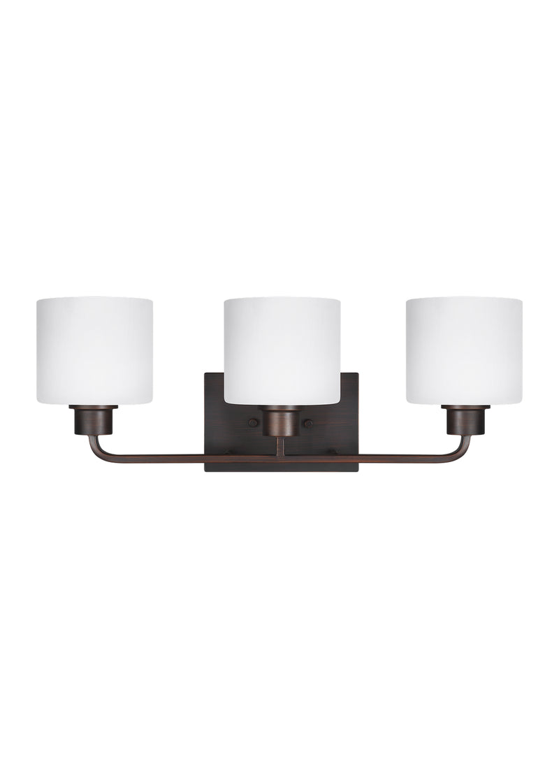 Generation Lighting 4428803-710 Canfield Three Light Wall / Bath, Bronze Main Image.jpg