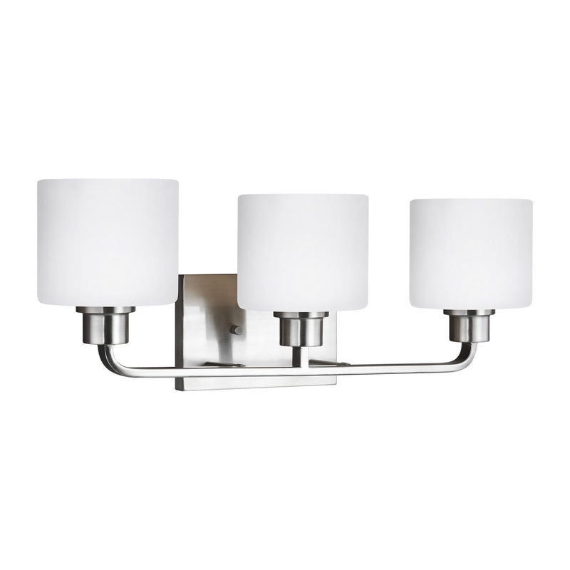 Generation Lighting 4428803-962 Canfield Three Light Wall / Bath, Brushed Nickel Alternate Image.jpg