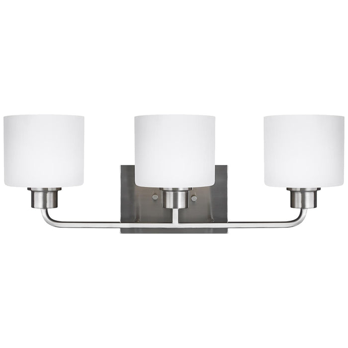 Generation Lighting 4428803EN3-962 Canfield Three Light Wall / Bath, Brushed Nickel Main Image.jpg