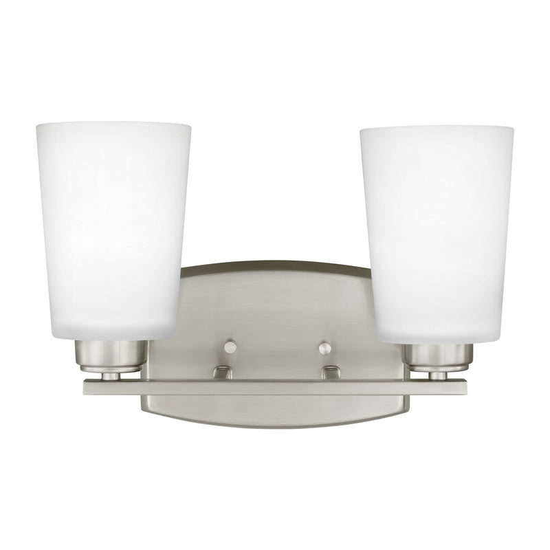 Generation Lighting 4428902EN3-962 Franport Two Light Wall / Bath, Brushed Nickel Alternate Image.jpg