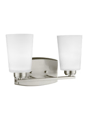 Generation Lighting 4428902EN3-962 Franport Two Light Wall / Bath, Brushed Nickel Main Image.jpg