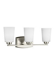 Generation Lighting 4428903EN3-962 Franport Three Light Wall / Bath, Brushed Nickel Main Image.jpg