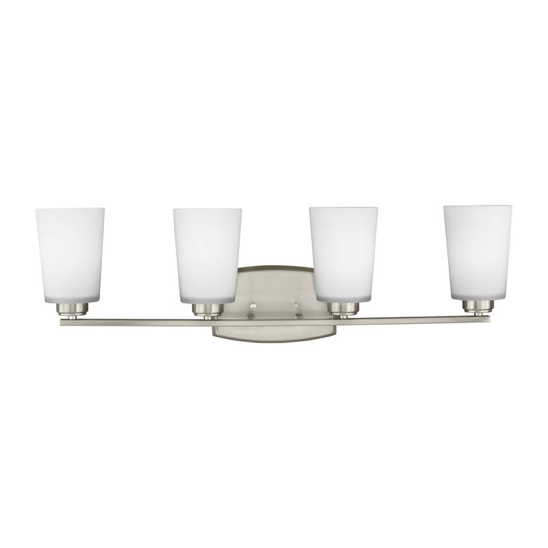 Generation Lighting 4428904EN3-962 Franport Four Light Wall / Bath, Brushed Nickel Alternate Image.jpg