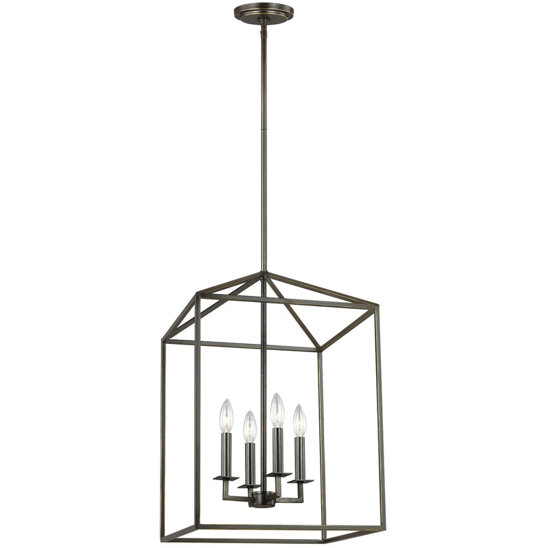 Generation Lighting 5115004EN-710 Perryton Four Light Hall / Foyer, Bronze Main Image.jpg