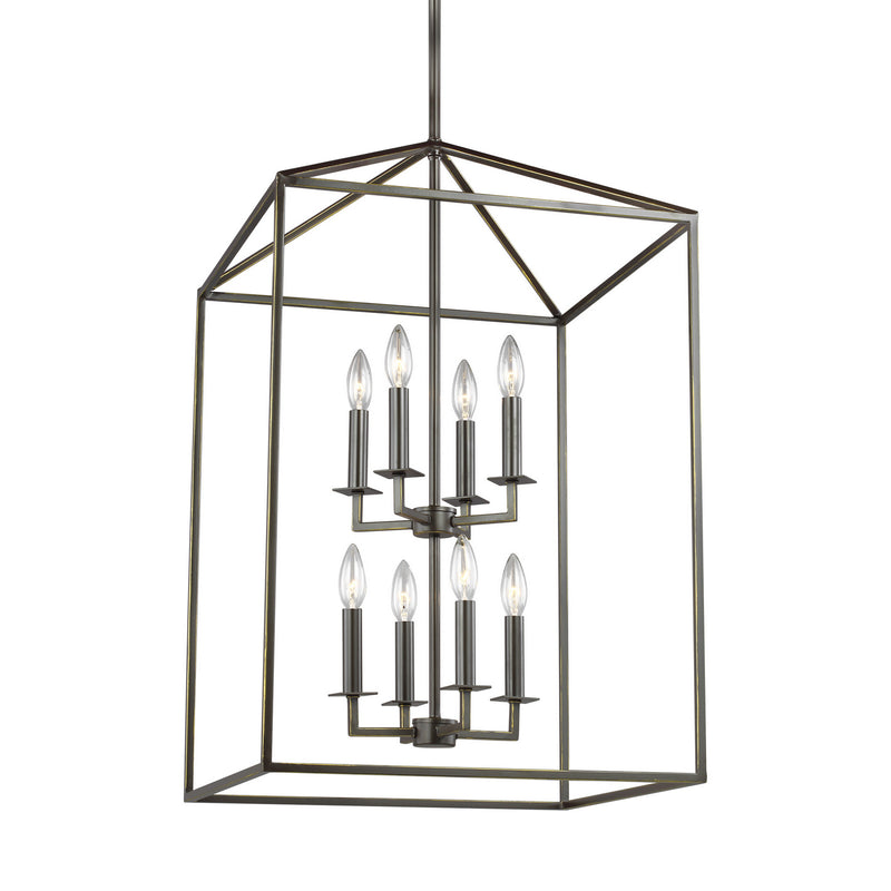 Generation Lighting 5115008-710 Perryton Eight Light Hall / Foyer, Bronze Alternate Image 2.jpg