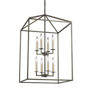 Generation Lighting 5115008-710 Perryton Eight Light Hall / Foyer, Bronze Alternate Image 3.jpg