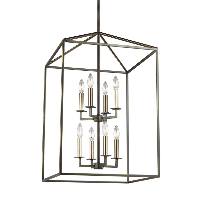 Generation Lighting 5115008-710 Perryton Eight Light Hall / Foyer, Bronze Alternate Image 3.jpg