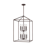 Generation Lighting 5115008EN-710 Perryton Eight Light Hall / Foyer, Bronze Main Image.jpg