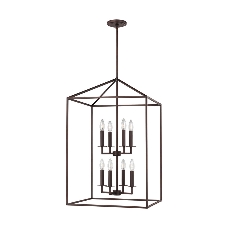 Generation Lighting 5115008EN-710 Perryton Eight Light Hall / Foyer, Bronze Main Image.jpg