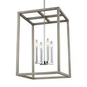 Generation Lighting 5134504-872 Moffet Street Four Light Hall / Foyer Pendant, Washed Pine Alternate Image.jpg