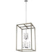 Generation Lighting 5134508-872 Moffet Street Eight Light Hall / Foyer Pendant, Washed Pine Main Image.jpg