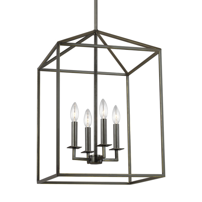 Generation Lighting 5215004-710 Perryton Four Light Hall / Foyer, Bronze Alternate Image 2.jpg