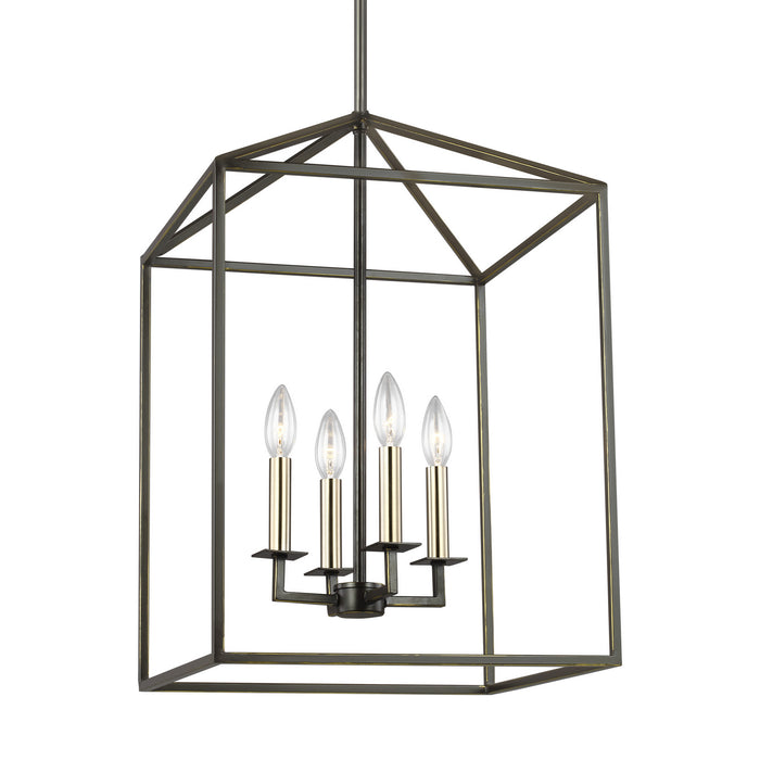 Generation Lighting 5215004-710 Perryton Four Light Hall / Foyer, Bronze Alternate Image 3.jpg