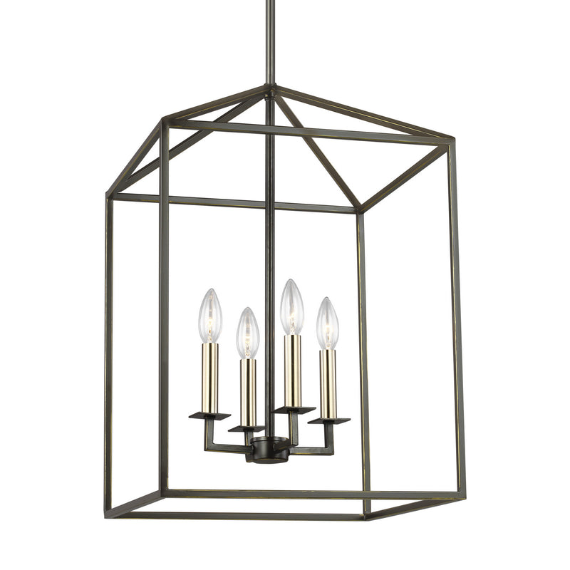 Generation Lighting 5215004EN-710 Perryton Four Light Hall / Foyer, Bronze Alternate Image 3.jpg