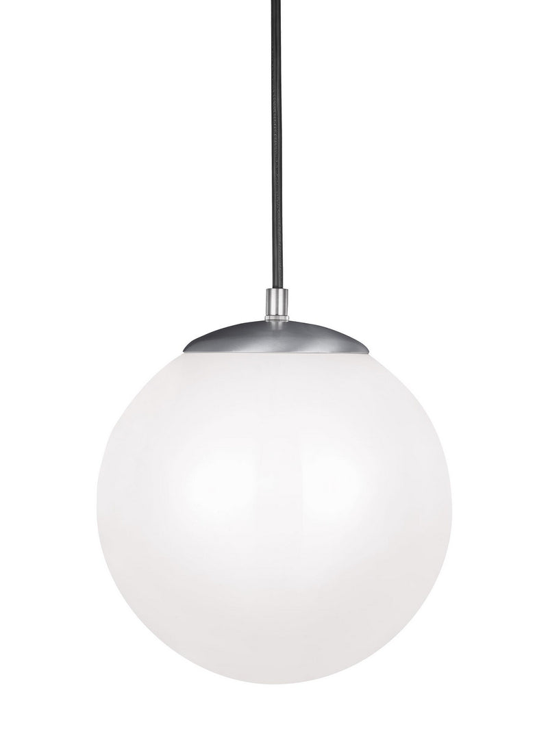 Visual Comfort Studio 602093S-04 Leo - Hanging Globe LED Pendant, Satin Aluminum Main Image.jpg