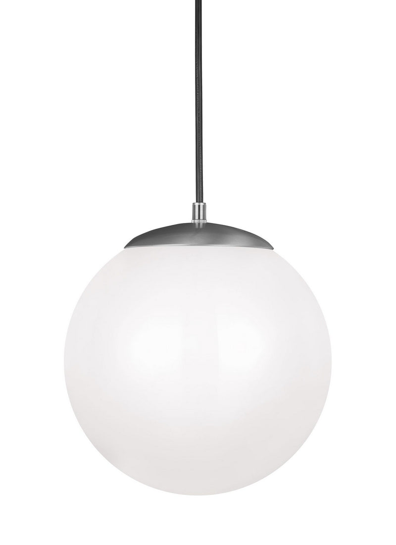Visual Comfort Studio 602293S-04 Leo - Hanging Globe LED Pendant, Satin Aluminum Main Image.jpg