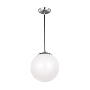 Visual Comfort Studio 602493S-04 Leo - Hanging Globe LED Pendant, Satin Aluminum Alternate Image.jpg