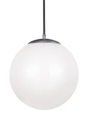 Visual Comfort Studio 602493S-04 Leo - Hanging Globe LED Pendant, Satin Aluminum Main Image.jpg
