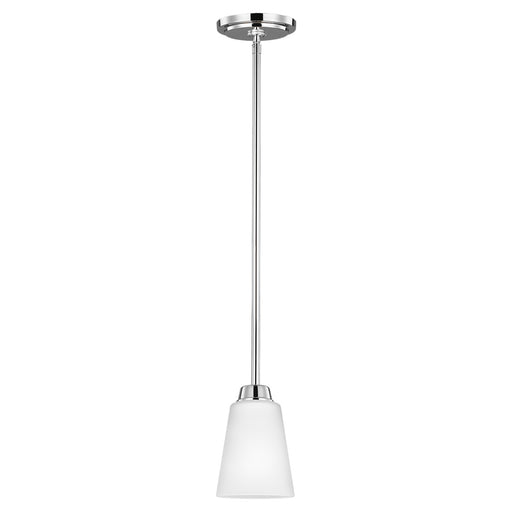 Generation Lighting 6115201-05 Kerrville One Light Mini-Pendant, Chrome Main Image.jpg