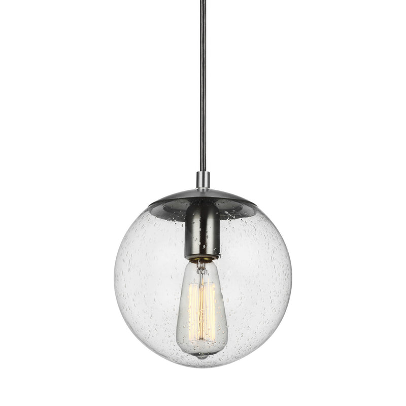 Visual Comfort Studio 6501801-04 Leo - Hanging Globe One Light Pendant, Satin Aluminum Alternate Image.jpg