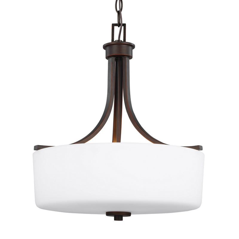 Generation Lighting 6528803-710 Canfield Three Light Pendant, Bronze Alternate Image.jpg