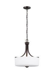 Generation Lighting 6528803-710 Canfield Three Light Pendant, Bronze Main Image.jpg
