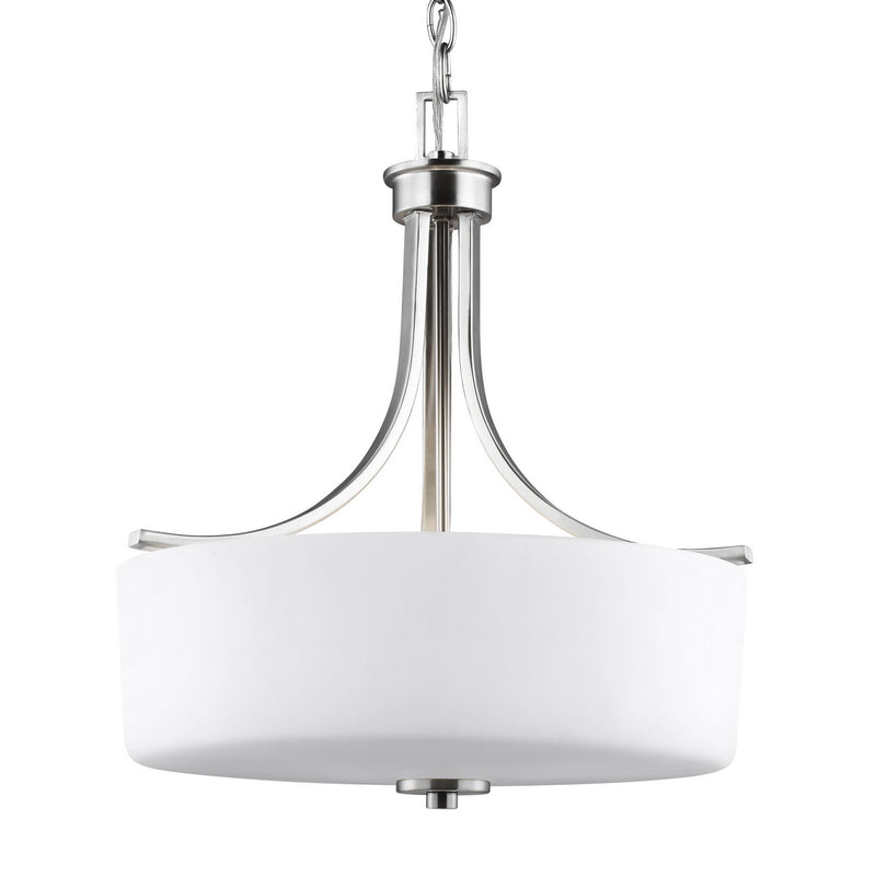 Generation Lighting 6528803-962 Canfield Three Light Pendant, Brushed Nickel Alternate Image.jpg